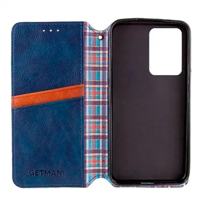 Чехол-книжка GETMAN Cubic for Xiaomi Redmi 13C/Poco C65 Blue-1