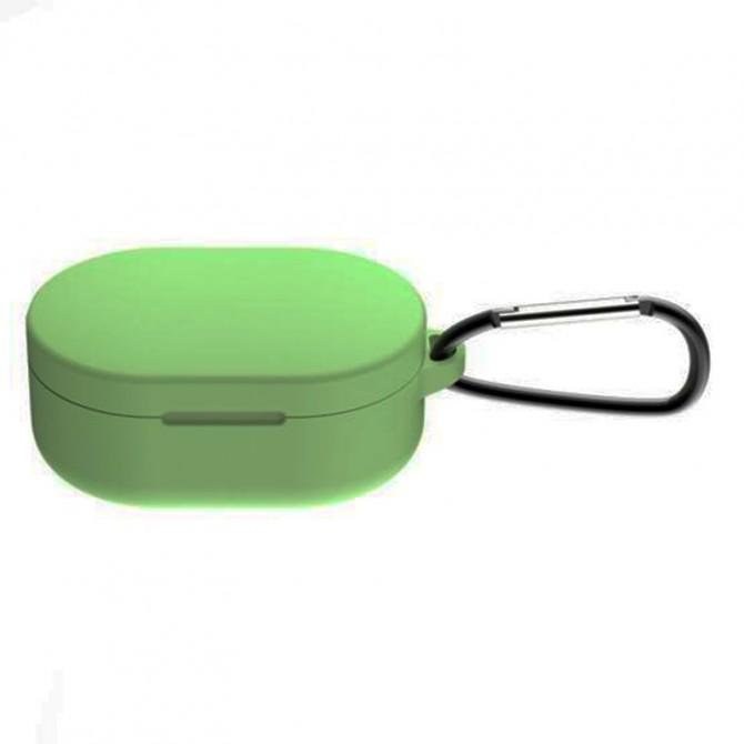 Чехол U-Like Silicone Protective Case For Xiaomi AirDots 3 Green-2