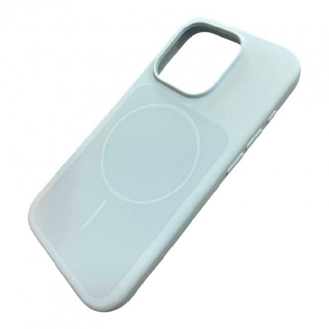 Накладка Liquid Magnetic для iPhone 15 Pro Max Light Blue-1