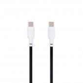 Кабель Gelius Full Silicon GP-UCN001CC Type-C to Type-C (1.2m) (60W) Black/White Кабель Gelius Full Silicon GP-UCN001CC Type-C to Type-C (1.2m) (60W) Black/White