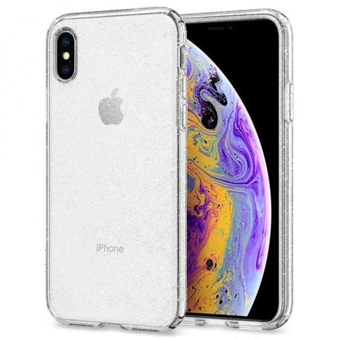Чехол Molan Cano Jelly Sparkle для Apple iPhone Xs Max Прозрачный-2
