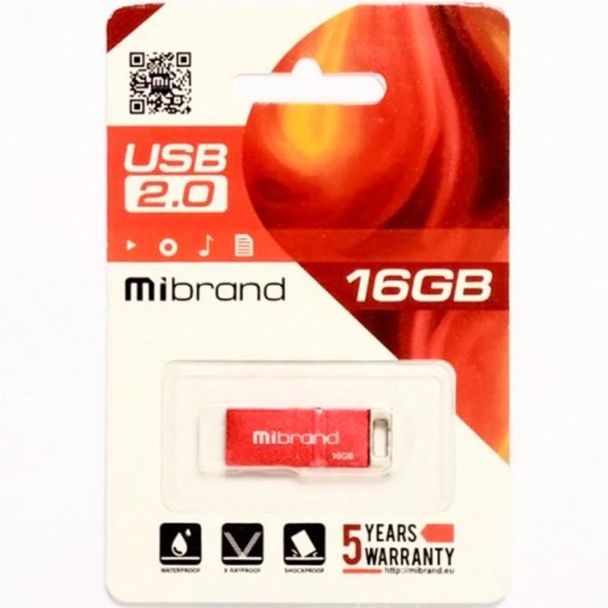 Флеш-накопитель Mibrand USB 2.0 16Gb Chameleon Красный-1