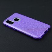 Чехол Silicone 3in1 Блёстки для Samsung A405 Galaxy A40 Violet Чехол Silicone 3in1 Блёстки для Samsung A405 Galaxy A40 Violet