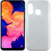 Чехол Silicone 3in1 Блёстки для Samsung A405 Galaxy A40 Silver Чехол Silicone 3in1 Блёстки для Samsung A405 Galaxy A40 Silver