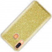 Чехол Silicone 3in1 Блёстки для Samsung A405 Galaxy A40 Gold Чехол Silicone 3in1 Блёстки для Samsung A405 Galaxy A40 Gold