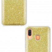 Чехол Silicone 3in1 Блёстки для Samsung A405 Galaxy A40 Gold Чехол Silicone 3in1 Блёстки для Samsung A405 Galaxy A40 Gold