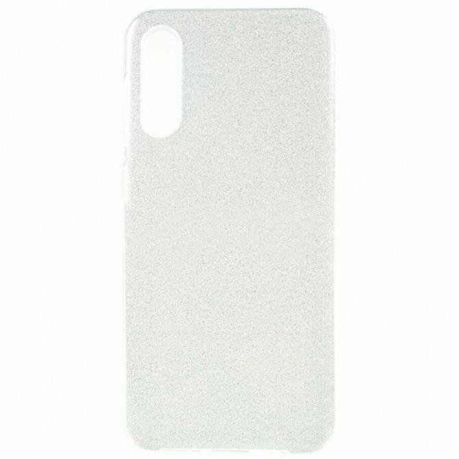 Чехол Silicone 3in1 Блёстки для Samsung A307/A505 Galaxy A30s/A50 Silver-1