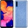 Чехол Silicone 3in1 Блёстки для Samsung A307/A505 Galaxy A30s/A50 Blue
