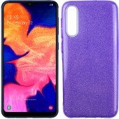 Чехол Silicone 3in1 Блёстки для Samsung A705 Galaxy A70 Violet