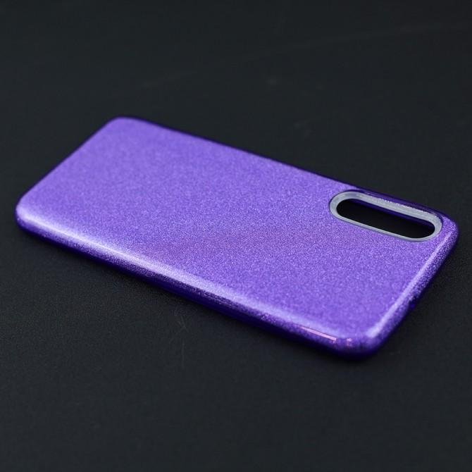 Чехол Silicone 3in1 Блёстки для Samsung A705 Galaxy A70 Violet-4