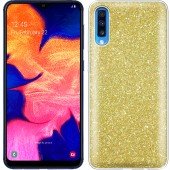 Чохол Silicone 3in1 Блискітки для Samsung A705 Galaxy A70 Золотий Чохол Silicone 3in1 Блискітки для Samsung A705 Galaxy A70 Золотий