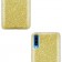 Чохол Silicone 3in1 Блискітки для Samsung A705 Galaxy A70 Золотий