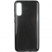Чохол Silicone 3in1 Блискітки для Samsung A705 Galaxy A70 Чорний Чохол Silicone 3in1 Блискітки для Samsung A705 Galaxy A70 Чорний