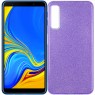 Чохол Silicone 3in1 Блискітки для Samsung A750 Galaxy A7 2018 Фіолетовий