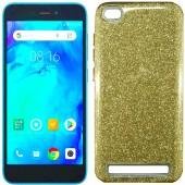 Чехол Silicone 3in1 Блёстки для Xiaomi Redmi 5a/Redmi Go Gold