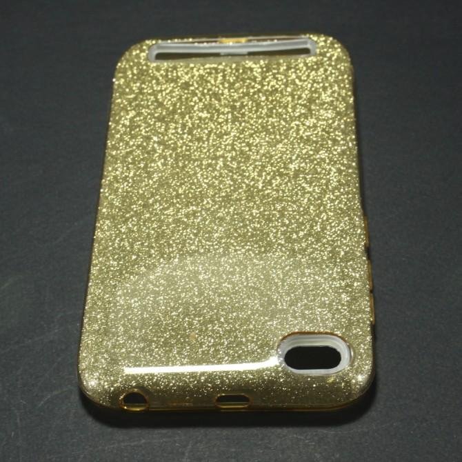 Чехол Silicone 3in1 Блёстки для Xiaomi Redmi 5a/Redmi Go Gold-3