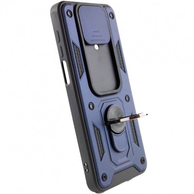 HONOR Hard Defence Series Xiaomi Redmi Note 9 Pro/Note 9s Blue (with Camshield and magnet)-1