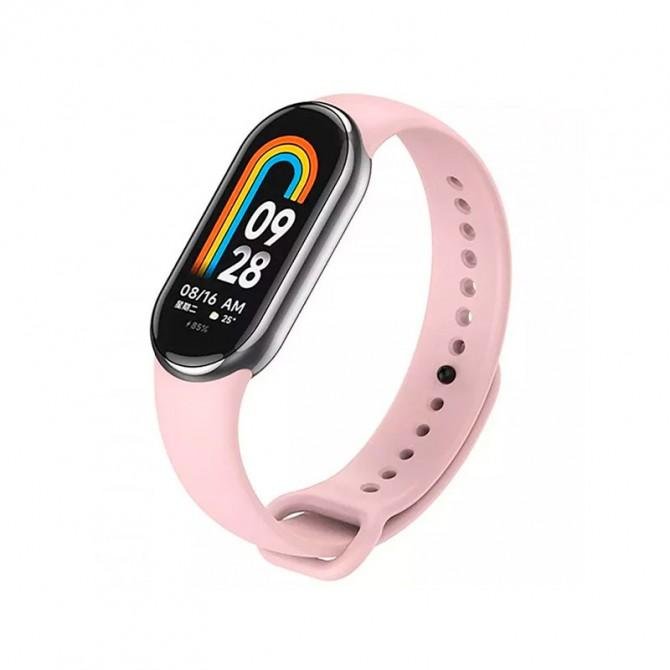 Ремінець для браслета Mi Band 8 (Silicon) Pink Sand