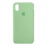 Оригінальний силіконовий чохол для iPhone Xr Зелений FULL