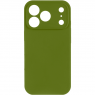Силиконовый чехол для iPhone 17 Pro Dark Olive FULL (NO LOGO)