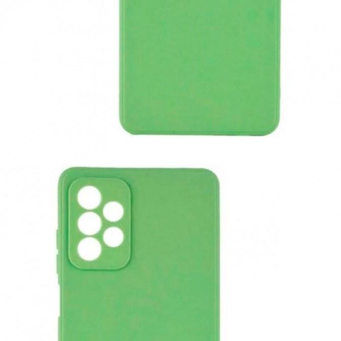 Чохол силіконовий для Samsung A235 Galaxy A23 Фісташковий FULL-1