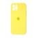 Оригінальний силіконовий чохол для iPhone 12 /12 Pro Світло Жовтий FULL (with camera protection)