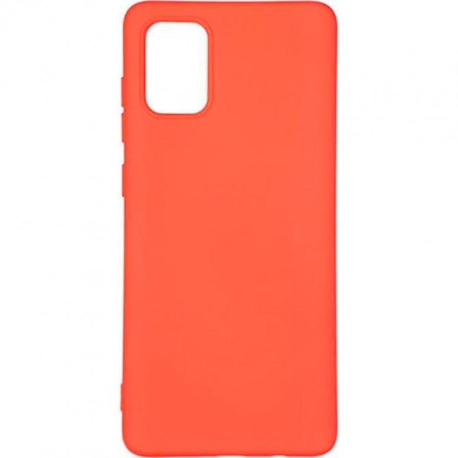 Чехол Soft Case Samsung A715 Galaxy A71 Оранжевый FULL