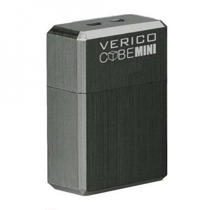 Флеш память Verico USB 8Gb MiniCube Gray-1