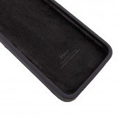 Оригінальний силіконовий чохол для iPhone 11 Чорний FULL (SQUARE SHAPE)