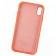 Оригинальный силиконовый чехол для iPhone Xr светло Персиковый