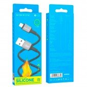 Кабель USB Borofone BX83 Famous Lightning Black 1m Кабель USB Borofone BX83 Famous Lightning Black 1m