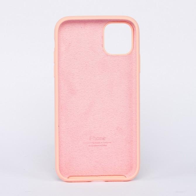 Оригінальний силіконовий чохол для iPhone 13 mini Світло Персиковий FULL-1