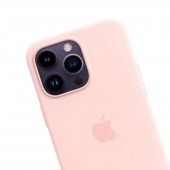 Оригінальний силіконовий чохол для iPhone 14 Pro Max Chalk Pink FULL Оригінальний силіконовий чохол для iPhone 14 Pro Max Chalk Pink FULL