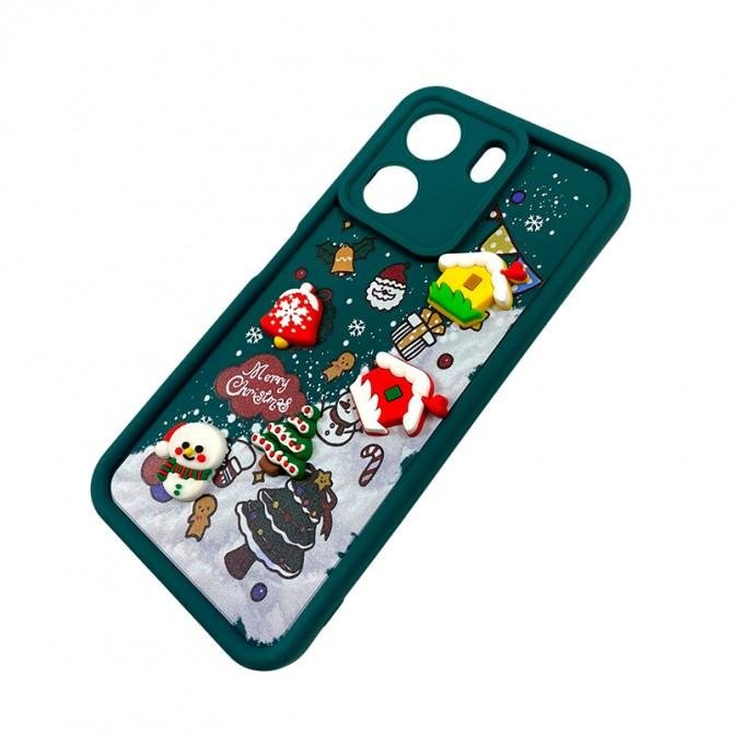 Чехол TPU Christmas Toys для Xiaomi Redmi 13C / Poco C65 (Green)-2