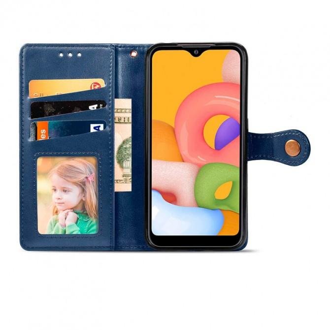 Чехол-книжка GETMAN Gallant for Oppo A96 Blue-1