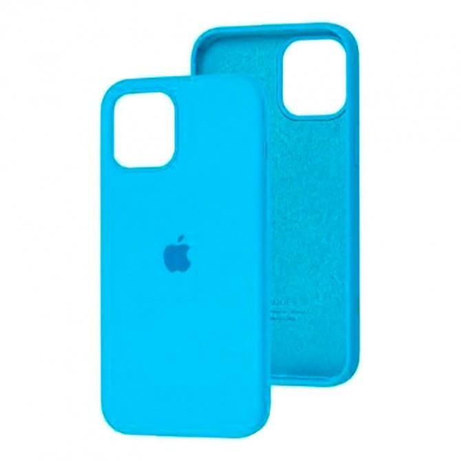Оригінальний силіконовий чохол для iPhone 12 Pro Max Блакитний