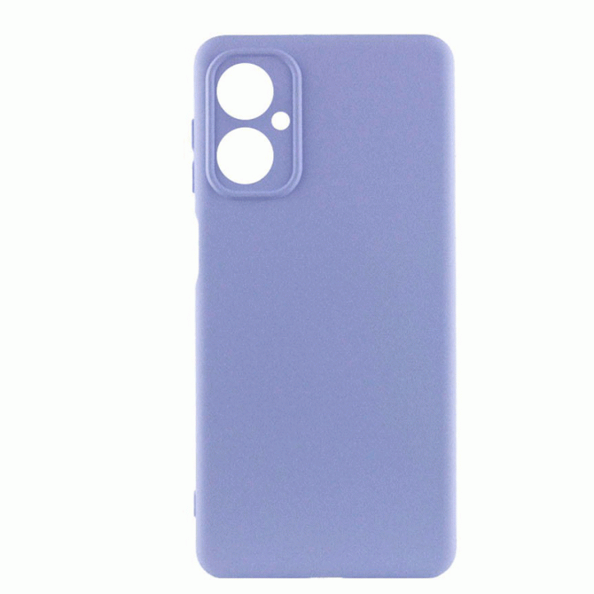 Чохол Silicone Case Motorola Moto G55 5G Лавандовий FULL