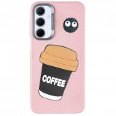 Чехол TPU Leather Toys для Samsung Galaxy A36 5G / A56 5G (Coffee / Pink) Чехол TPU Leather Toys для Samsung Galaxy A36 5G / A56 5G (Coffee / Pink)