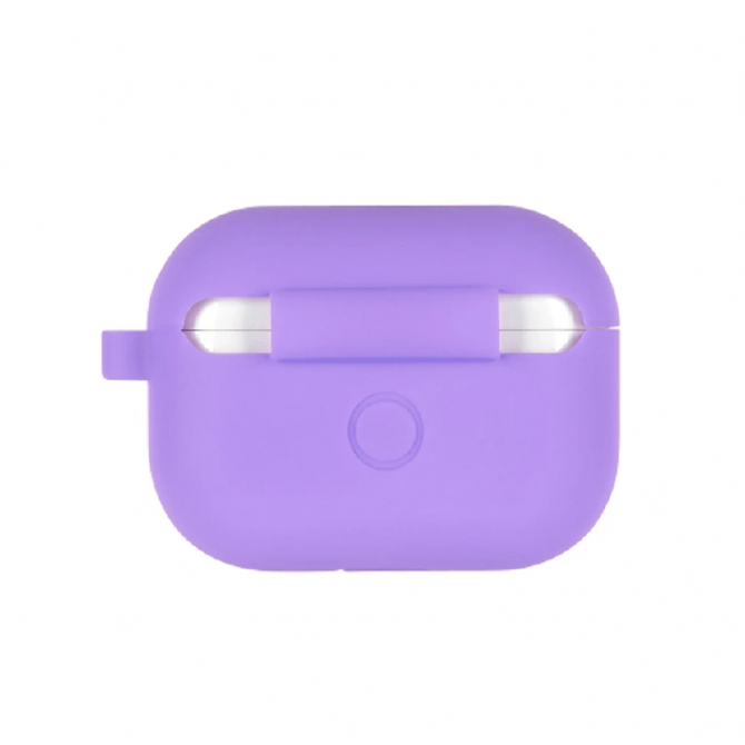 Чехол Silicone Protective Case For Airpods Pro Purple-2