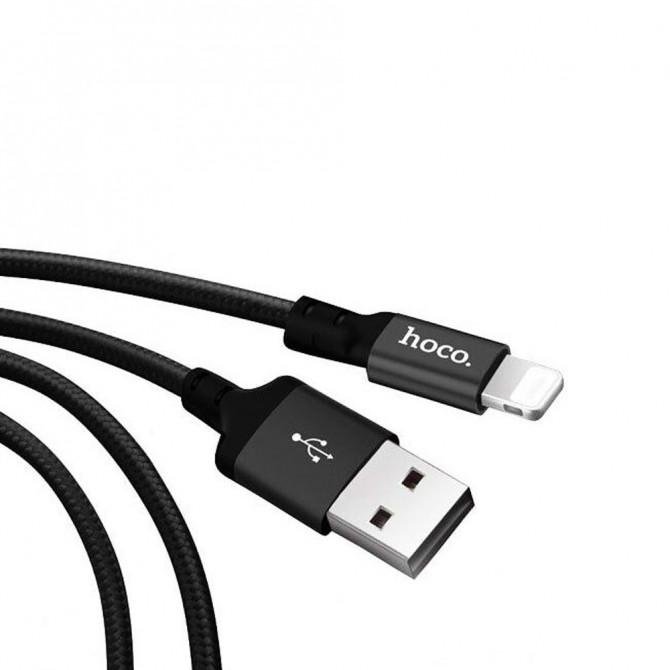 Кабель Hoco X14 Lightning Чорний-2
