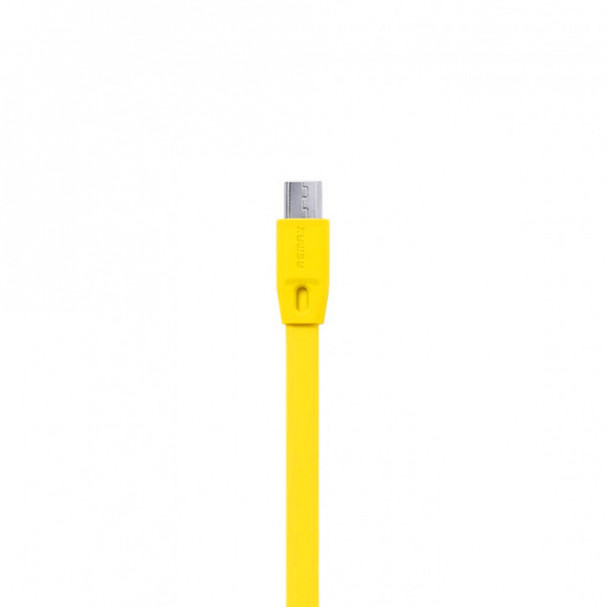 Кабель Remax (OR) Full Speed RC-001m microUSB Жёлтый 1m (5-012)-1