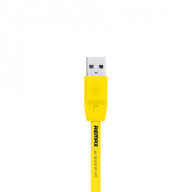 Кабель Remax (OR) Full Speed RC-001m microUSB Жёлтый 1m (5-012)-2