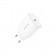 Мережевий зарядний пристрій Borofone BA57A PD 20W 3A White + Type-c to Lightning
