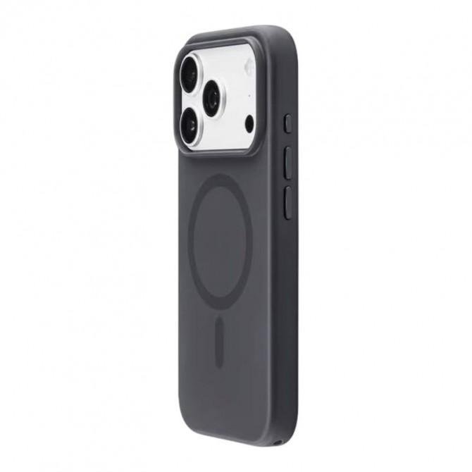 Чехол PC Matte Color with Magnetic Fit для Apple iPhone 17 Pro Max / 18 Pro Max (6.9") (Black)-2