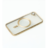 Силіконовий чохол SHINING with MagSafe для iPhone 16e Золотий