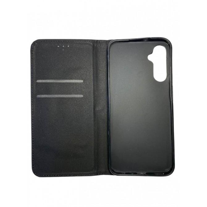 Чохол-книжка Lines Leather for Samsung A165 Galaxy A16 4G/5G Black-3