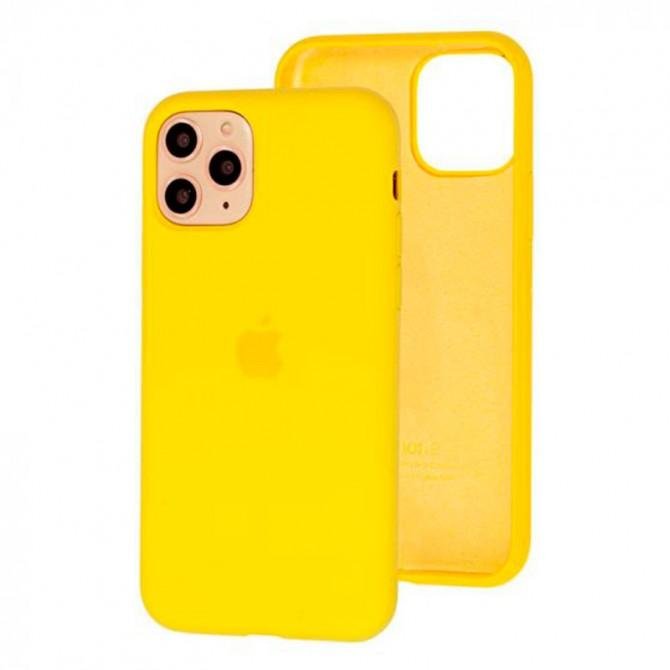 Оригинальный силиконовый чехол для iPhone 11 Pro Max Лимонный-2