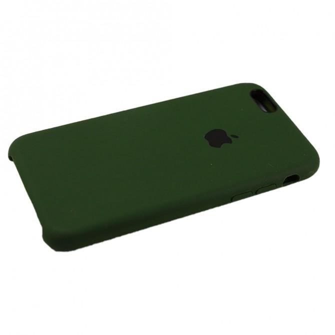 Чехол силиконовый для iPhone 6/6s Темно Зеленый-4