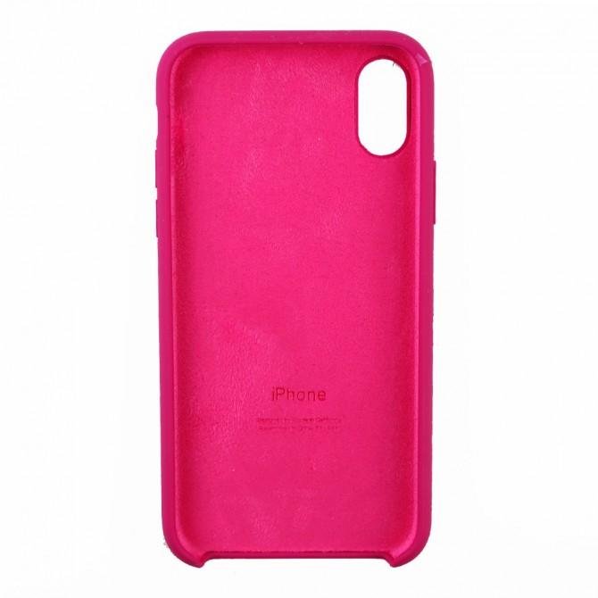 Чехол силиконовый для iPhone Xr Малиновый-2