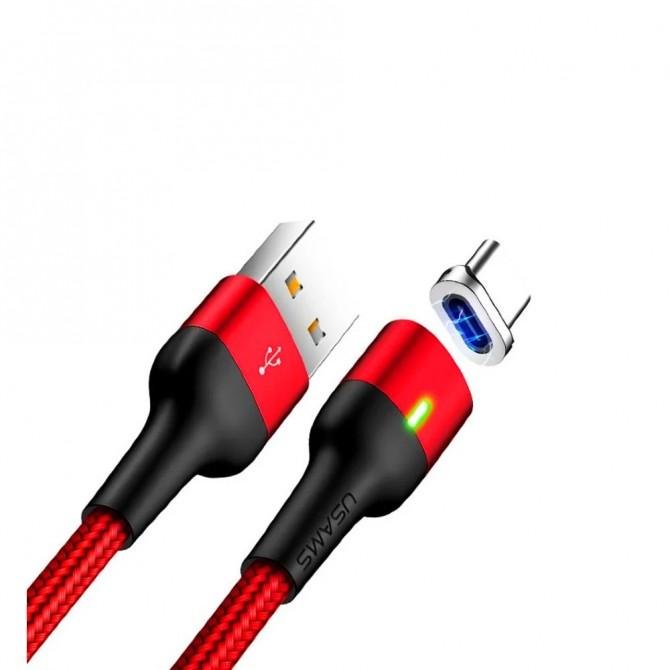 Кабель Usams U28 US-SJ327 Type-C Червоний-1